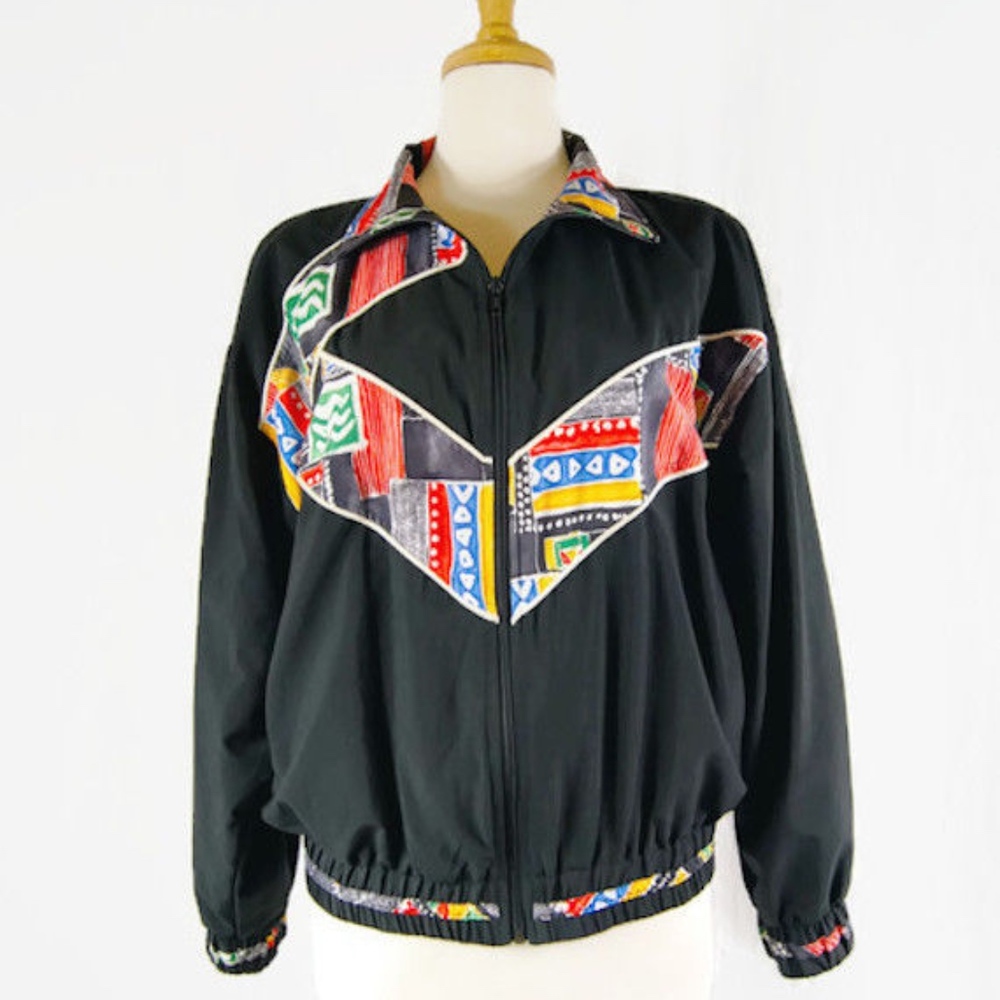 Vtg Darlyn Women's Jacket Chinle Windbreaker Sport